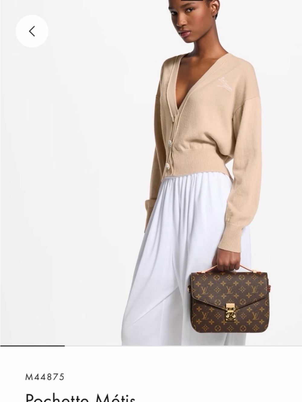 Louis Vuitton Monogram Crossbody in Brown with Gold Hardware